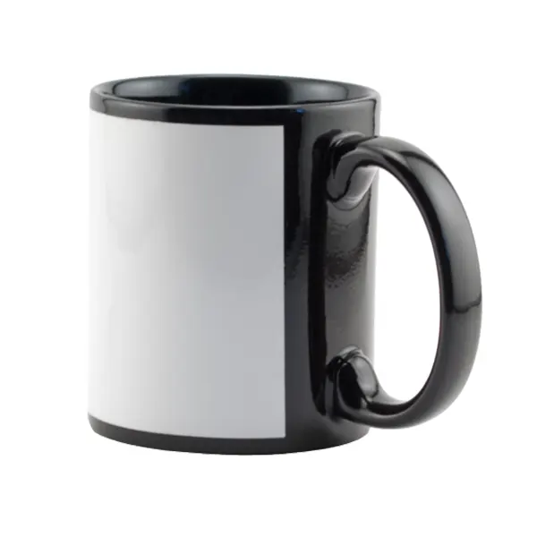 11oz Sublimation Middle Space Coating Mug(Black)