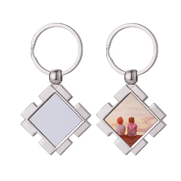 Sublimation Blank Metal Personalized Design Key Ring