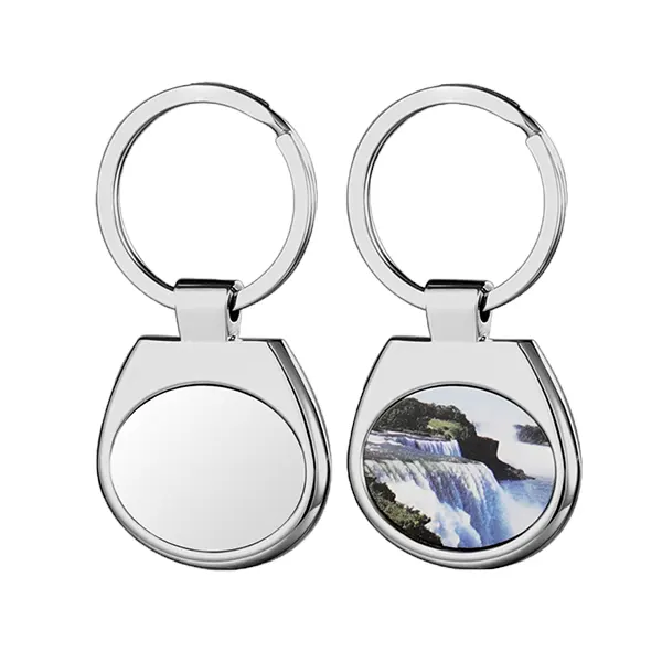 Sublimation Blank Metal Keychain (28*23mm)