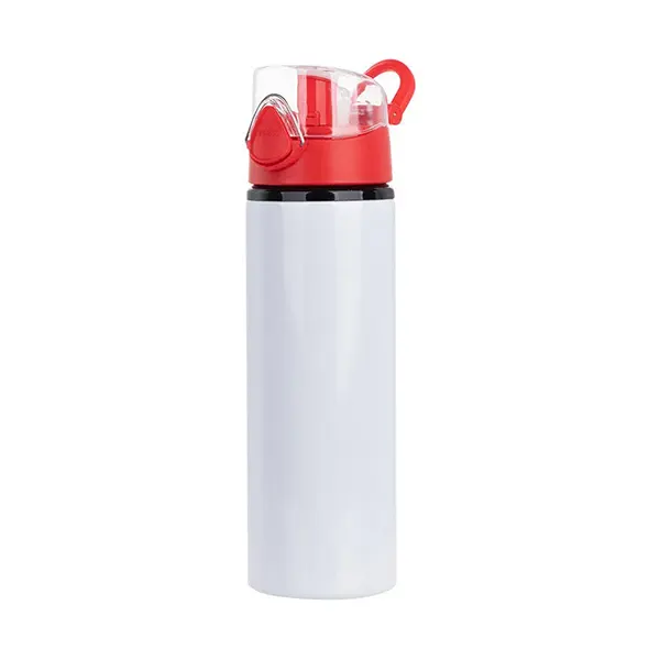 Tumbler Sports Running Water Bottle Sublimation Red Cap 750ML