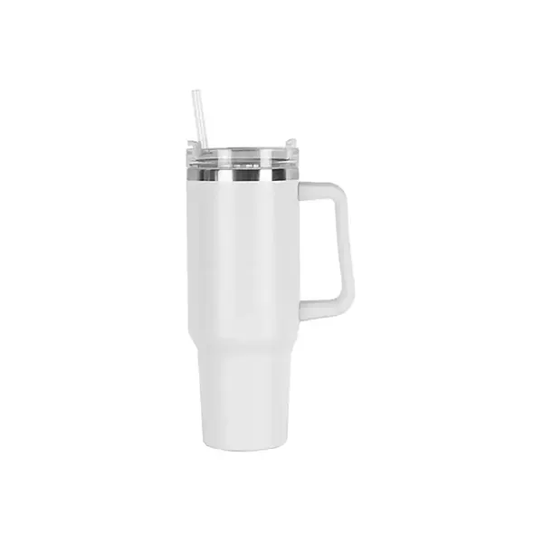 Sublimation Blanks Double Walled Stainless Steel Tumbler 40oz-White
