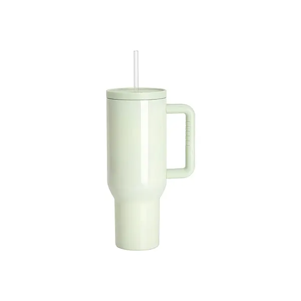 New Sublimation Stainless Steel Car Tumbler 40oz-Yellow Green