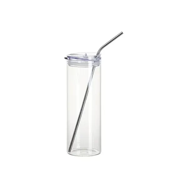 25oz Straight Tumbler transparent Sublimation Glass Cups