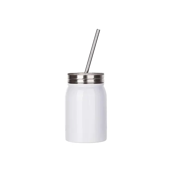 500ml Double Walled Sublimation Stainless Steel Blank Mason Jar