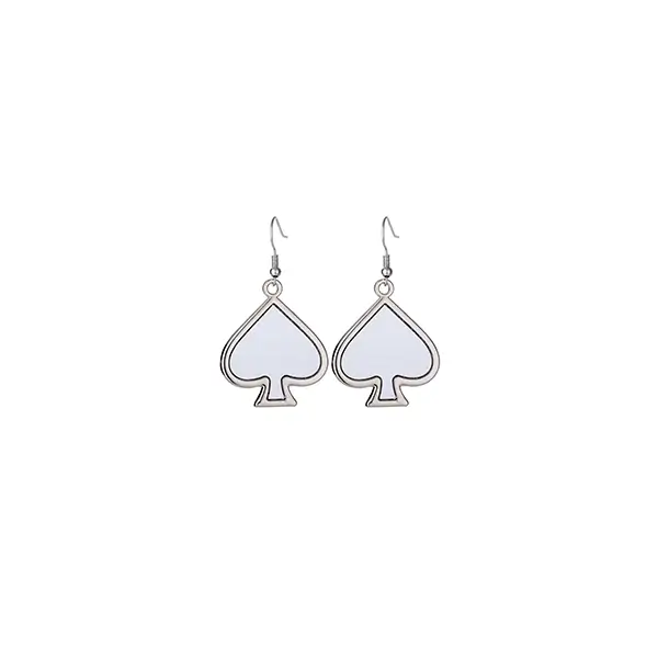 Fashion Jewelry Sublimation Blank Metal Earrings