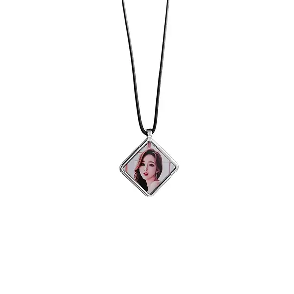 CYSL009 Jewelry Sublimation Photo Pendant Metal Necklace