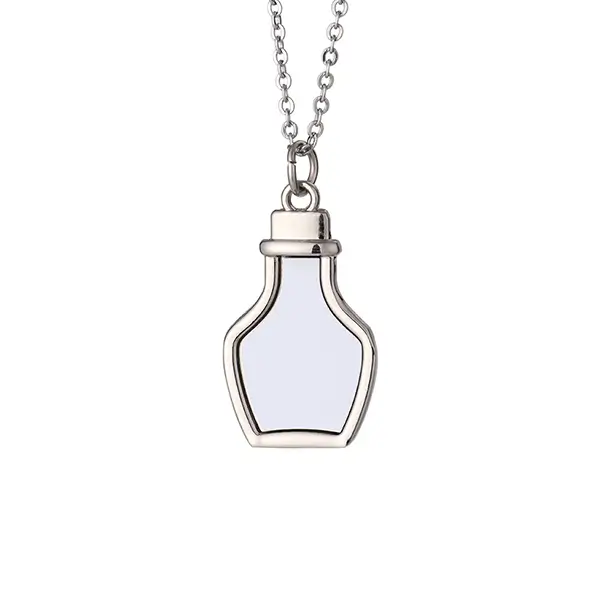 Drifting Bottle Sublimation Blanks Necklace