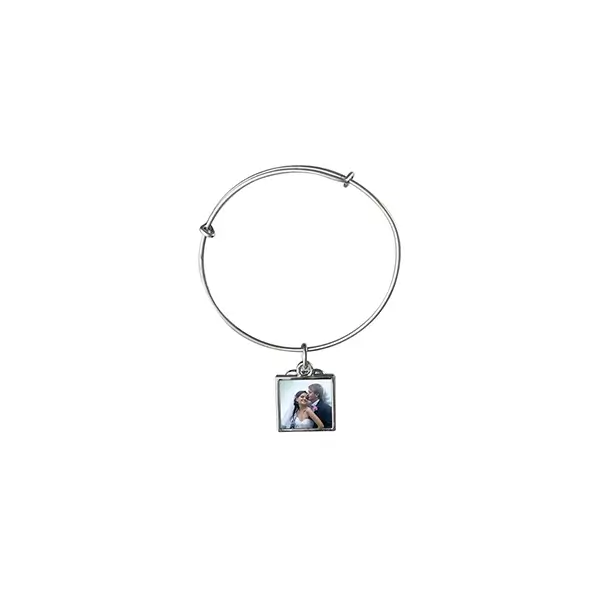 Minimalist Sublimation Blank Photo Printed Square Bracelet