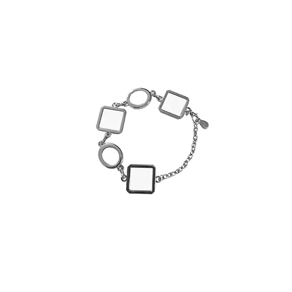 DIY Fashion Polished Printed Blank Bracelet Jewelry